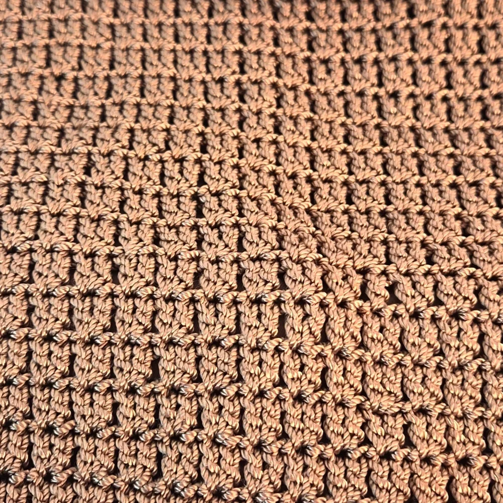 Beautiful Talbots light brown crochet shoulder bag - Picture 6 of 10